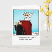 彼おもしろいのハッピーバースデーグリーティングカード カード (黄色い花)