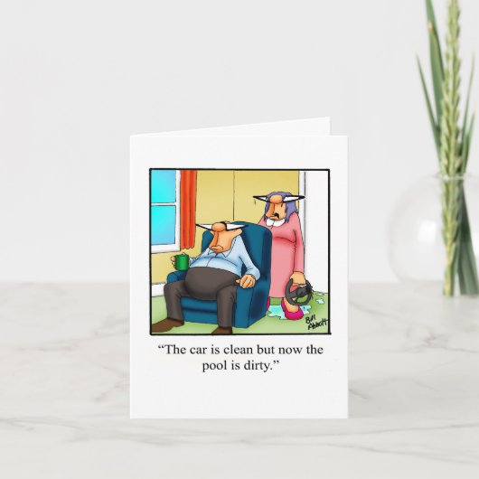 彼おもしろいのハッピーバースデー シーズンカード (正面)