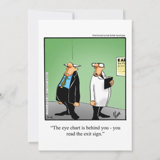 彼おもしろいのバースデーパーティ招待状 招待状 (正面)