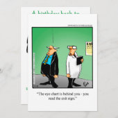 彼おもしろいのバースデーパーティ招待状 招待状 (正面/裏面)