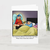 彼おもしろいのビール友達誕生日カード カード (正面)