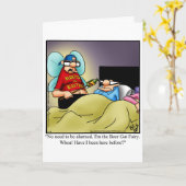 彼おもしろいのビール友達誕生日カード カード (黄色い花)