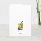 彼おもしろいの周年記念ユーモアあいさつカード カード (裏面)