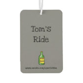 彼おもしろいの為の空気清浄剤 カーエアーフレッシュナー (裏面)