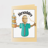 彼おもしろいの誕生日カード – あなたは今も古い カード (正面)