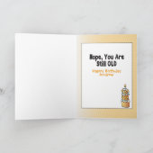 彼おもしろいの誕生日カード – Sassyとおもしろい カード (内部)