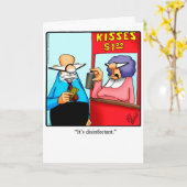 彼おもしろいの誕生日グリーティングカード カード (黄色い花)