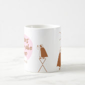 "彼おもしろいはそれを作る"モーセのコーヒープンマグ コーヒーマグカップ (中央)