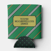 彼おもしろいは太ったユーモアモダンは緑の黒で 缶クーラー (裏面)