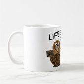 彼おもしろい忙し又は彼女の贈り物の紅茶または彼女のためのビーバー コーヒーマグカップ (左)