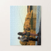 彼および彼女魚釣り ジグソーパズル (縦)