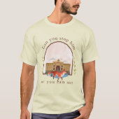 彼からストップモロッコサッカーか Tシャツ (正面)