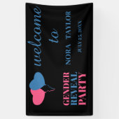 「彼か彼女か？ベビーは何だ？」 横断幕 (縦)