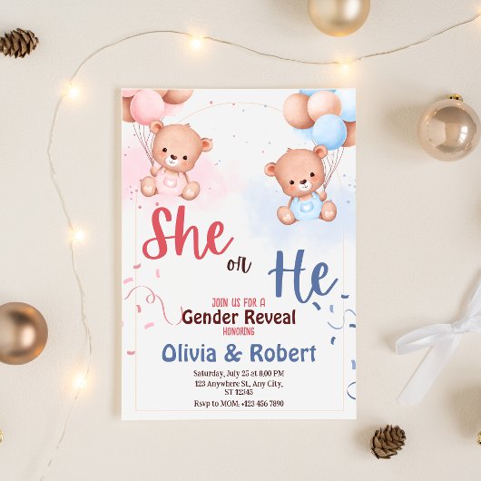 彼か彼女？息をのむような水色のジェンダーが明らかにする 招待状