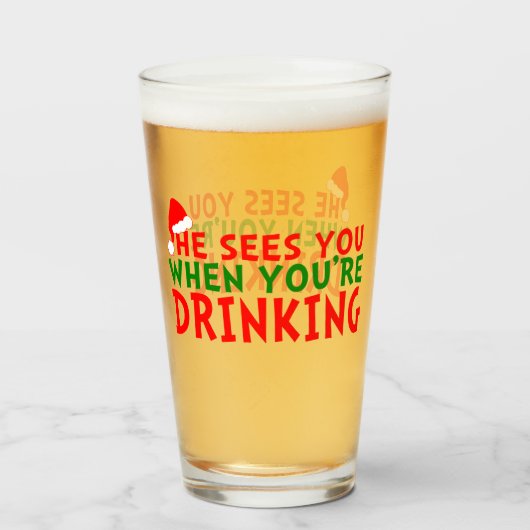 彼があなたは飲むと君の姿を見る タンブラーグラス (ドリンク裏面)