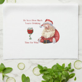 彼があなたは飲む量を見る キッチンタオル