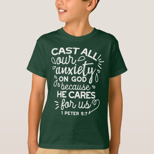 彼があなたを愛しておられる ― 励みになるクリスチャンのための名言 Tシャツ (正面)