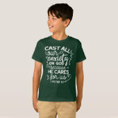 彼があなたを愛しておられる ― 励みになるクリスチャンのための名言 Tシャツ (正面フル)