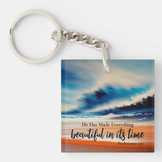 彼がすべてを美しいアクリル製キーチェーンにする キーホルダー (正面)