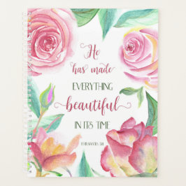 彼がすべてを3時11分に美しい教会にした プランナー手帳