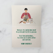 彼がすべて - 息子 - クリスマスカード サンキューカード (内部)