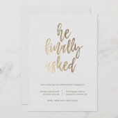 彼がついに頼婚約パーティ 招待状 (正面/裏面)