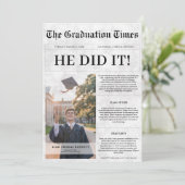 彼がやった | 予算卒業新聞写真 招待状 (スタンド正面)