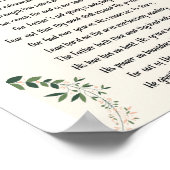 彼がより優雅なマットポスターを贈る ポスター (角)