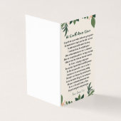 彼がより優雅なミニ折り畳みノートカードを与える (外部)