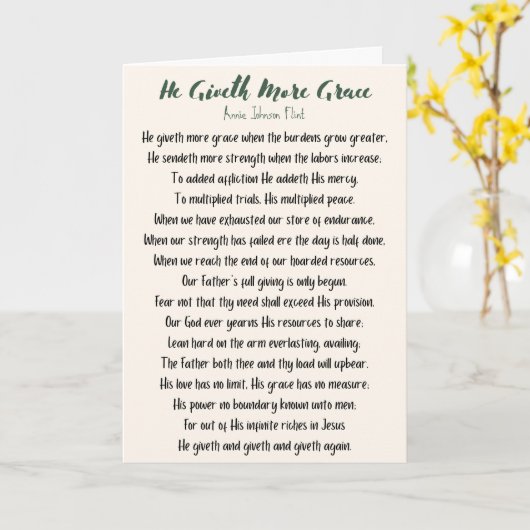 彼がより優雅な折り畳みカードを贈る カード (黄色い花)