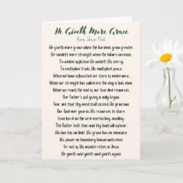 彼がより優雅な折り畳みカードを贈る カード