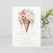 彼がアイスブライダルシャワー 招待状 (スタンド正面)