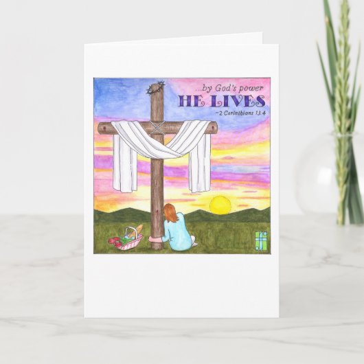 彼がイースターカードに住んでいる シーズンカード (正面)