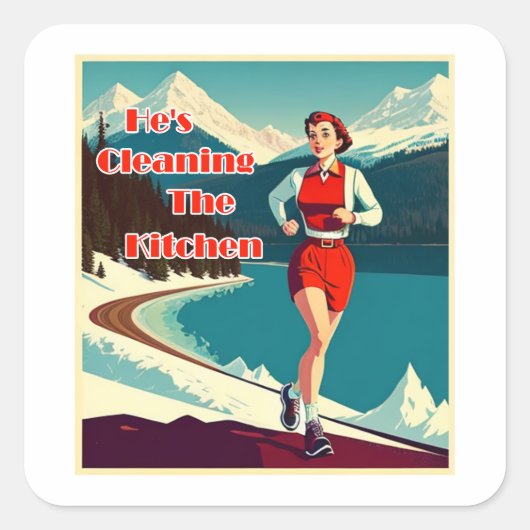 彼がキッチンサッシランナーの掃除を行う スクエアシール (正面)