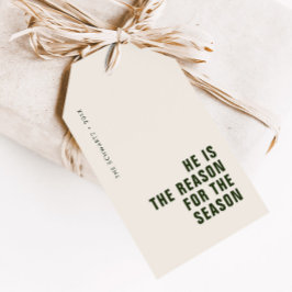 彼がキリスト教の祭日の理由 ギフトタグ