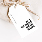 彼がキリスト教の祭日の理由 ギフトタグ