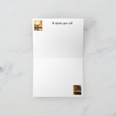 彼がスティルウォーターのノートカードの横にあなたを導く サンキューカード (内部)