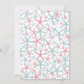 彼がピンク色の青い夏のジェンダーを明かす 招待状 (裏面)