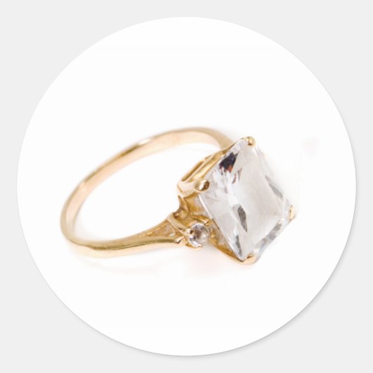 彼がリングや輪をかける/日付を保存する ラウンドシール (正面)