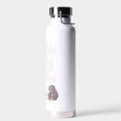 彼がワイルドなものをベッドに送り出した – ピンク ウォーターボトル (左面)