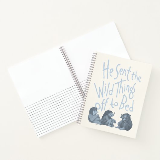 彼がワイルドなアイテムをベッドに送り出す – 青 ノートブック (内部)