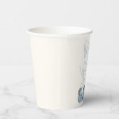 彼がワイルドなアイテムをベッドに送り出す – 青 紙コップ (右)