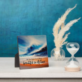 彼が万物に美しい卓上の額を作った フォトプラーク (インサイチュ)