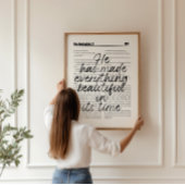 彼が万物を美しくプリント ポスター