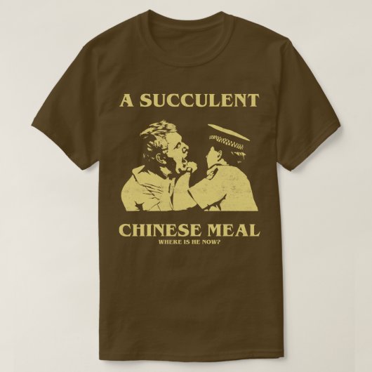 彼が中国の今Tシャツを着た多肉食 Tシャツ (デザイン正面)