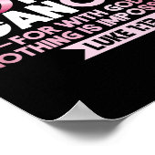 彼が乳がんピンクリボンの回復を治すことができる ポスター (角)