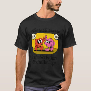 彼が健康インスパイア心を切望する Tシャツ