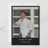 彼が写真卒業ミニマル会の脚本を書いた 招待状 (裏面)