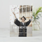 彼が卒業党の招待状をした 招待状 (スタンド正面)