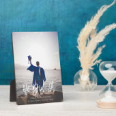 彼が卒業写真のモダン脚本を書いた フォトプラーク